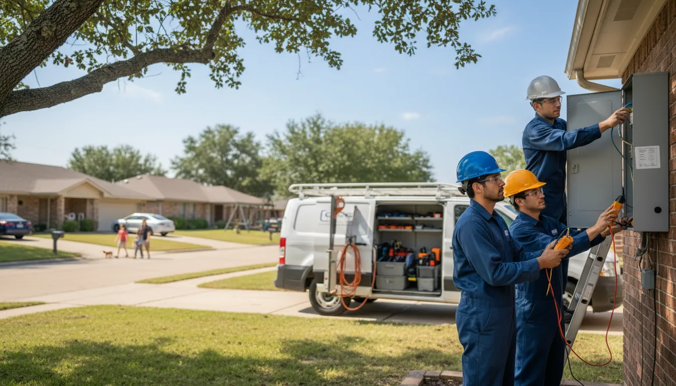 Certified electrician providing emergency electrical services in Shartlesville, PA